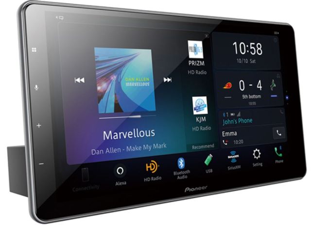 Pioneer DMH-WT8600NEX Multimedia Receiver with 10.1" HD Capacitive Touch Floating Display 1