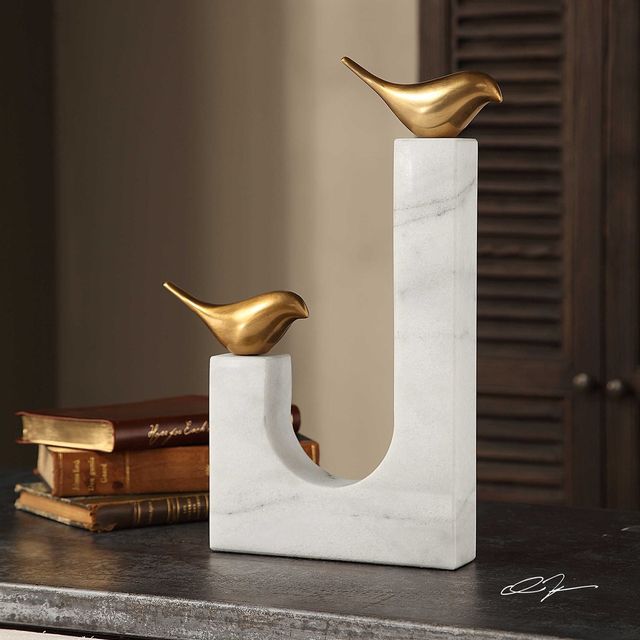 Uttermost® by David Frisch Songbirds Brass Sculpture-3