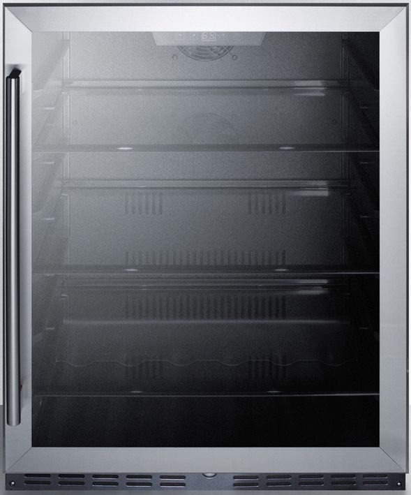 Summit® 5.0 Cu. Ft. Stainless Steel Under the Counter Refrigerator-0