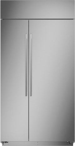 Monogram® 25.1 Cu. Ft. Stainless Steel Smart Built In Side-by-Side Refrigerator