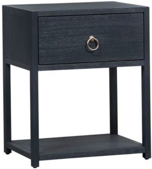 Liberty East End Denim Accent Table-0