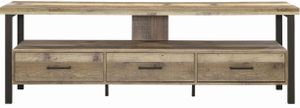 Coaster® Rustic Weathered Pine 71" TV Console