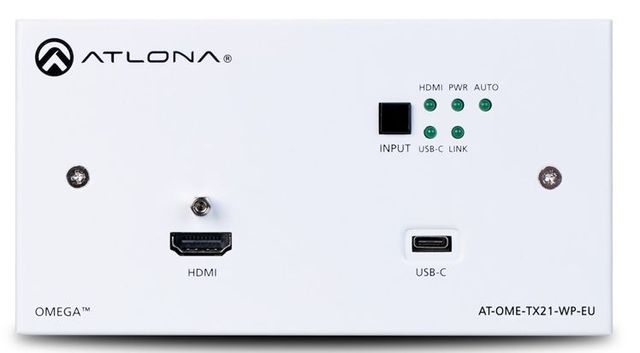 Atlona® Wallplate Switcher for HDMI and USB-C