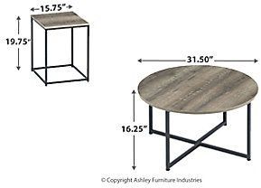 Signature Design by Ashley® Wadeworth 3 Piece Two Tone Occasional Table Set-3