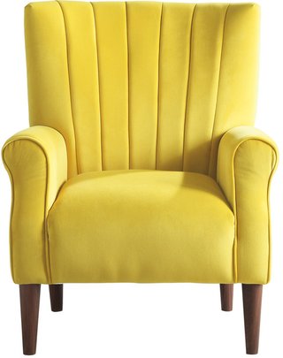 Homelegance® Urielle Yellow Accent Chair