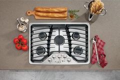 GE Profile™ 30" Gas Cooktop-Stainless Steel