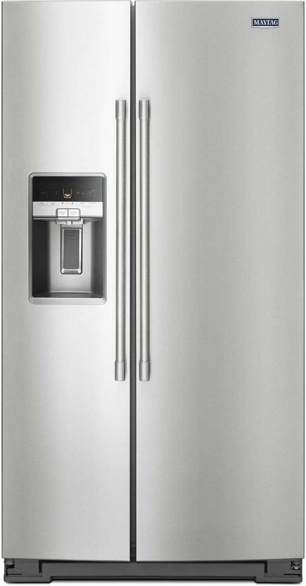 Maytag® 20.6 Cu. Ft. FingerPrint Resistant Stainless Steel Counter Depth Side-by-Side Refrigerator
