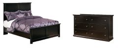 Signature Design by Ashley® Maribel 2-Piece Black Full Panel Bed Set