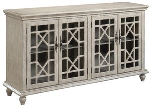 Coast2Coast Home™ Accents by Andy Stein Millstone Texture Ivory Media Credenza