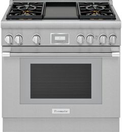 Thermador® Harmony® 36" Stainless Steel Professional Dual Fuel Range