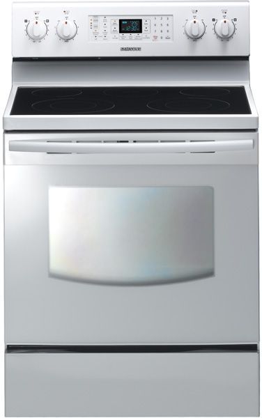 30" Freestanding Electric Range / 5.9 cu. ft. Convection Oven / Self Clean / Warming Drawer / White
