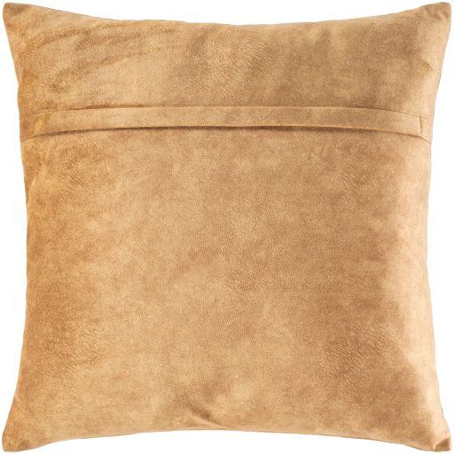 Surya Collins Camel 20" x 20" Toss Pillow with Polyester Insert 2
