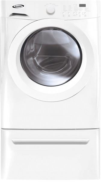 Crosley Front Load Washer-White | Crane's L&M Appliance Center