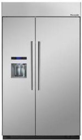 Thermador 30 Cu. Ft. Built In Side-By-Side Refrigerator-Stainless Steel 0