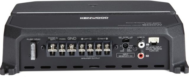 Kenwood 2 Channel Stereo/Bridgeable Power Amplifier 1