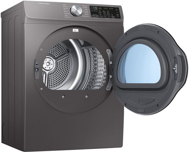 Samsung 4.0 Cu. Ft. Inox Grey Front Load Electric Dryer 10