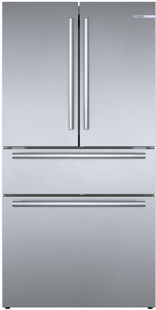 Bosch 800 Series 21.0 Cu. Ft. Stainless Steel Counter Depth French Door Refrigerator