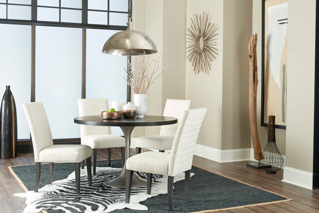 Carrie 5pc Round Dining Set