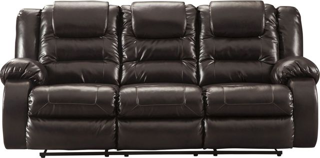 Signature Design by Ashley® Vacherie 3-Piece Chocolate Reclining Sectional 3