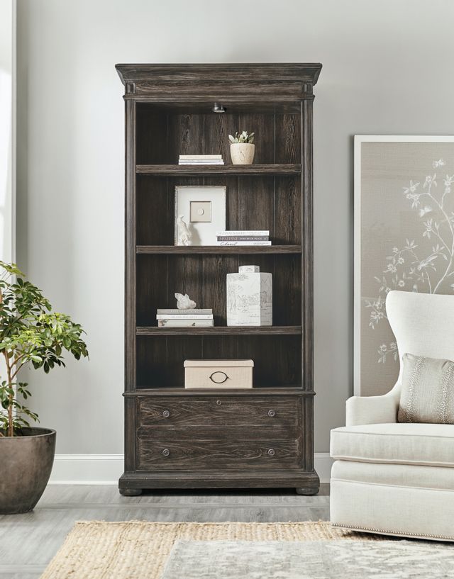 Hooker® Furniture Traditions Maduro Bookcase-2
