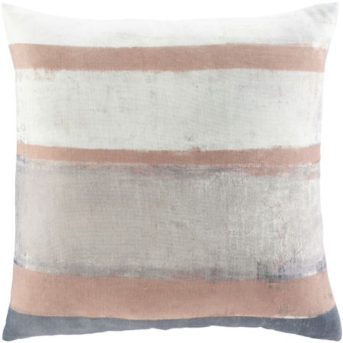 Surya Balliano Light Gray 18"x18" Toss Pillow with Polyester Insert