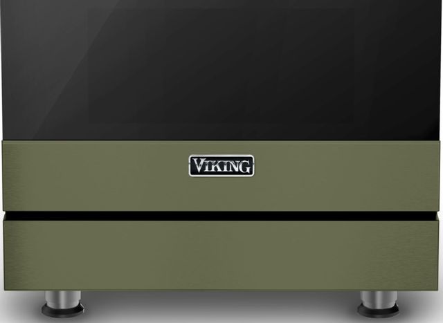 Viking® 3 Series 30" Cypress Green Free Standing Electric Range 2
