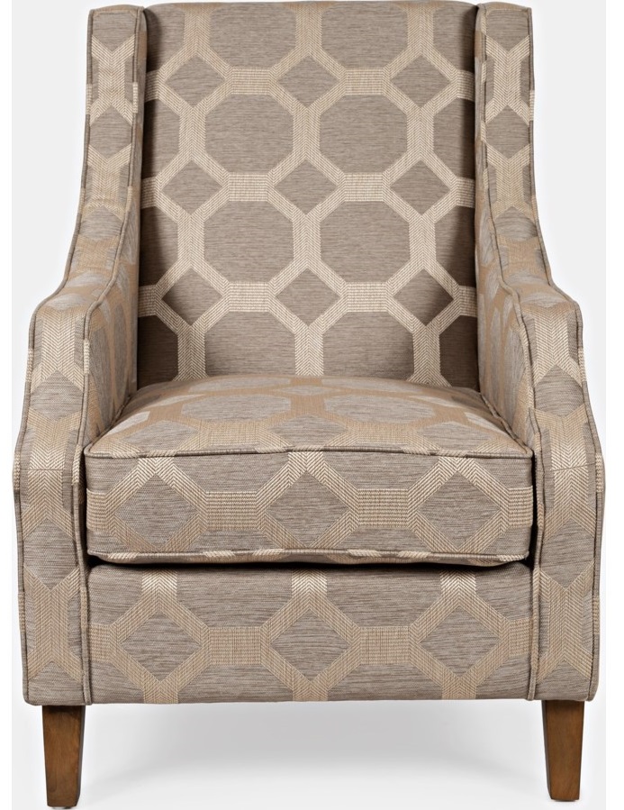 Jofran Inc. Sanders Taupe Accent Chair
