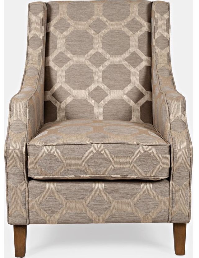 Jofran Inc. Sanders Taupe Accent Chair-0