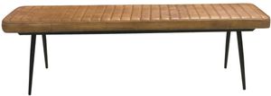 Coaster® Misty Camel/Black Cushion Side Bench