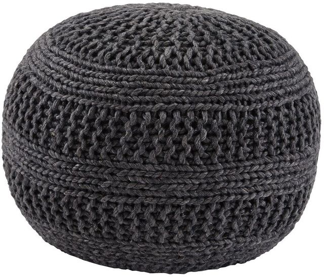 Signature Design by Ashley® Benedict Charcoal Pouf 0