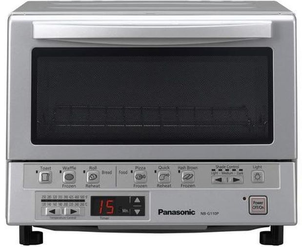 Panasonic® FlashXpress Stainless Steel 4 Slice Toaster Oven