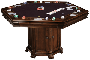 Howard Miller® Octagon Rustic Cherry Game Table