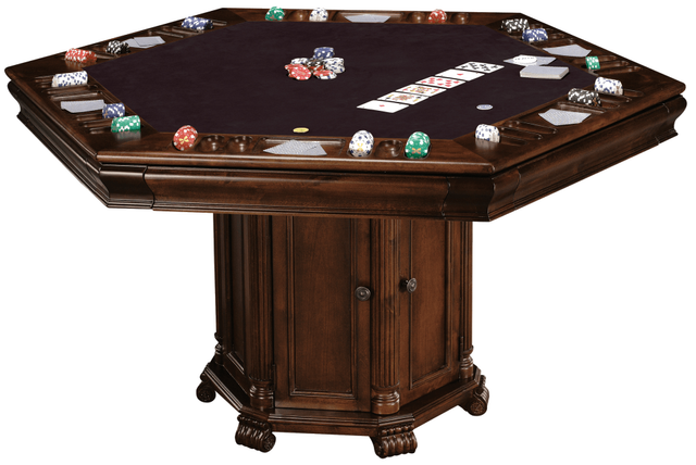 Howard Miller® Octagon Rustic Cherry Game Table