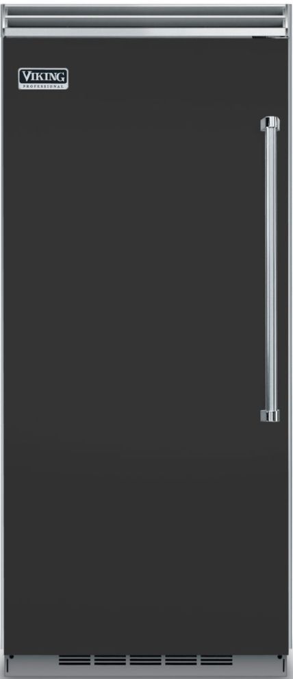 Viking® 5 Series 22.8 Cu. Ft. Cast Black Column Refrigerator