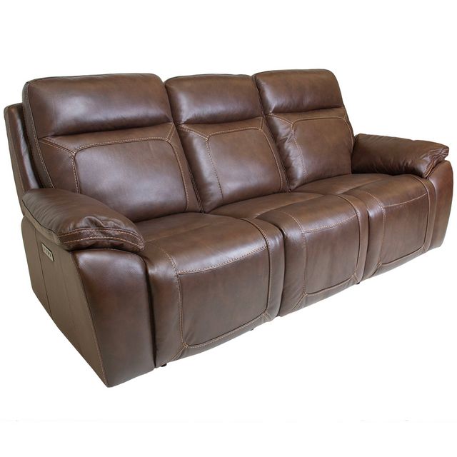 Cheers Nolan Leather Power Reclining Sofa w/ Power Headrest-1
