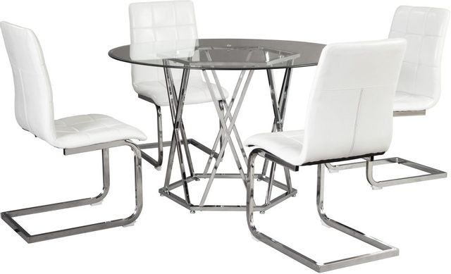 Signature Design by Ashley® Madanere Chrome Dining Room Table 4