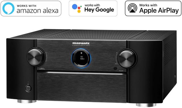 Marantz® Black 11.2ch 8K AV receiver with 3D Audio, HEOS® Built-in and Voice Control 3