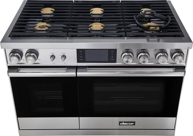 Dacor® Contemporary 48" Stainless Steel Pro Dual Fuel Steam Range 2