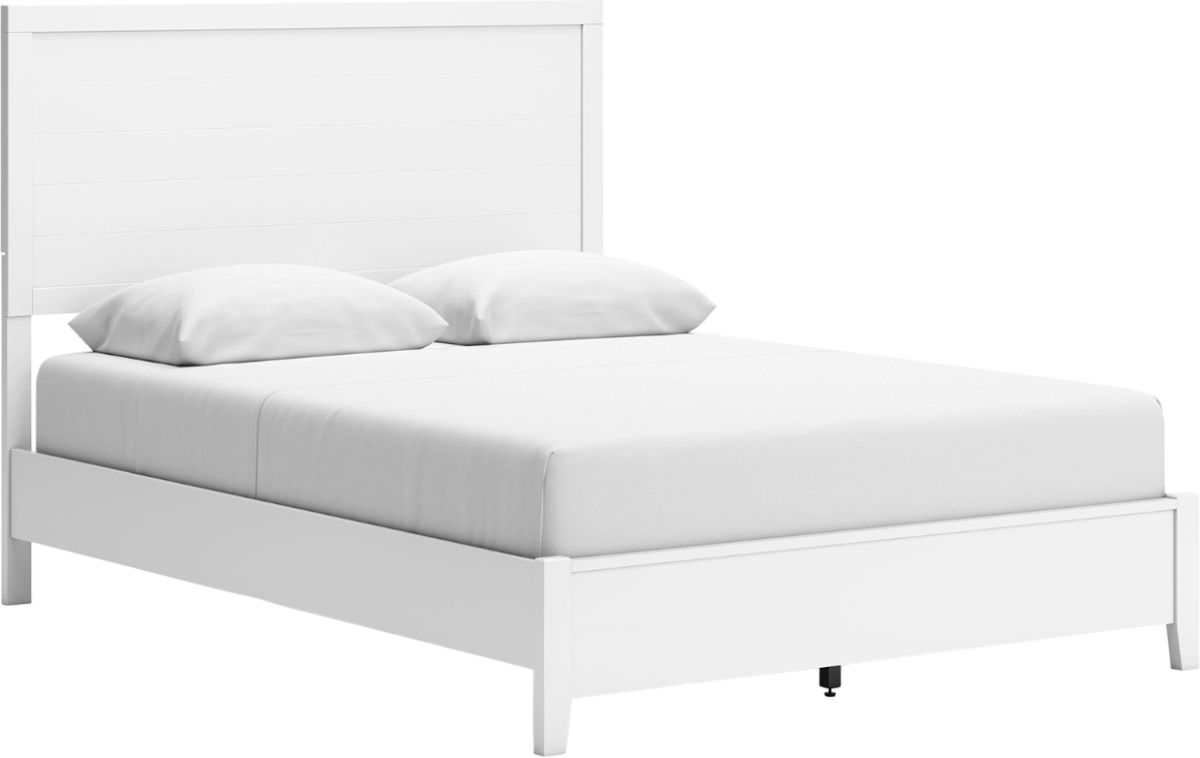 Signature Design By Ashley® Binterglen 3-Piece White King Panel Bedroom ...