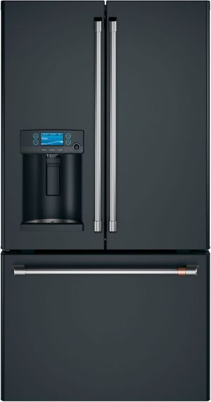 Café™ 22.2 Cu. Ft. Matte Black Counter Depth French Door Refrigerator