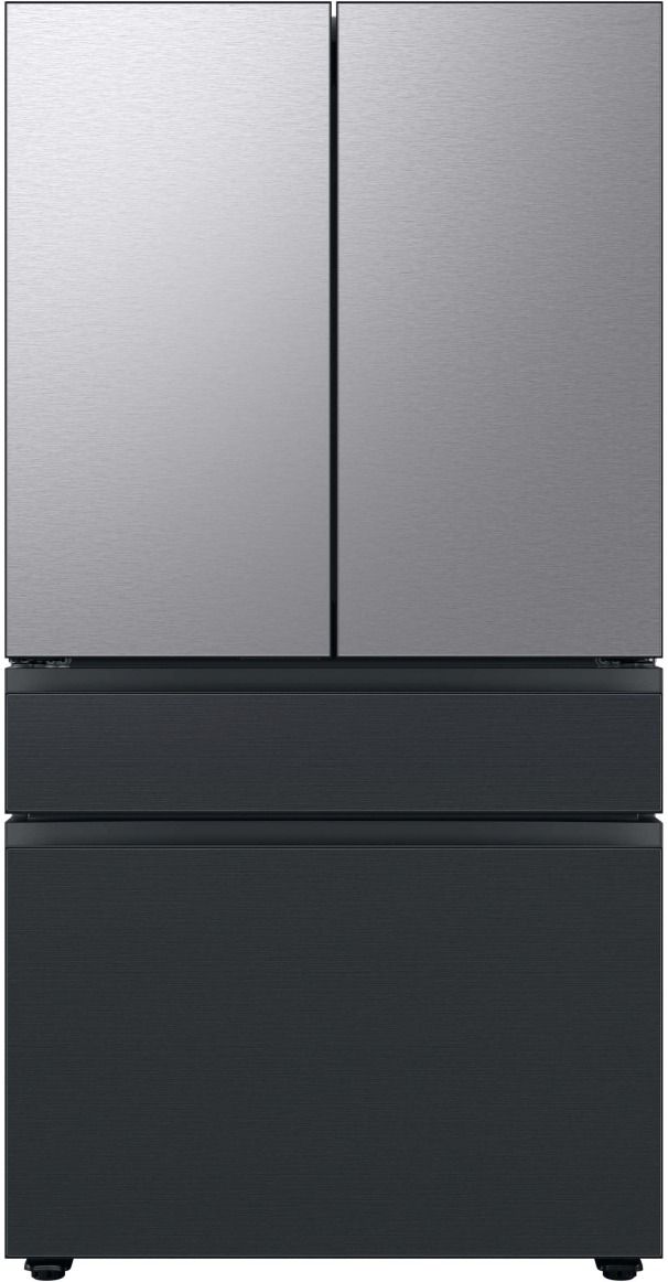 Samsung Bespoke 36" Matte Black Steel French Door Refrigerator Middle Panel 11