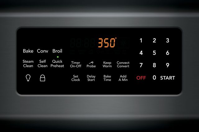 Frigidaire Gallery® 29.88" Black Stainless Steel Free Standing Electric Range 5