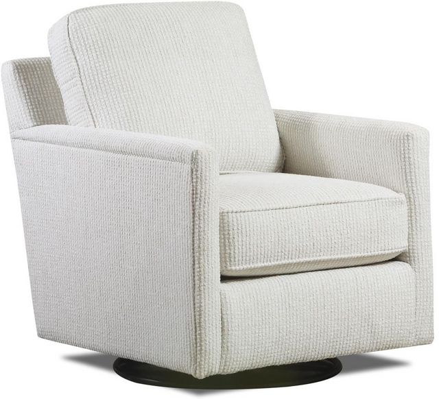 Moe's Home Collection Oscy Swivel Chair (Splashed White) - KQ-1015-05