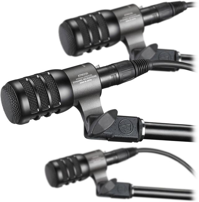 Audio-Technica® ATM230PK Hypercardioid Dynamic Instrument Microphone 1