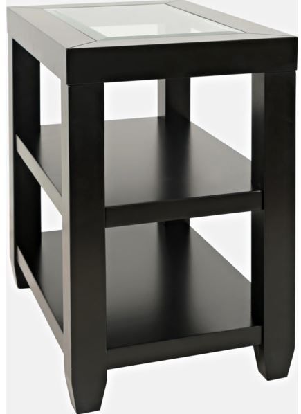 Jofran Inc. Urban Icon Black Chairside Table-1