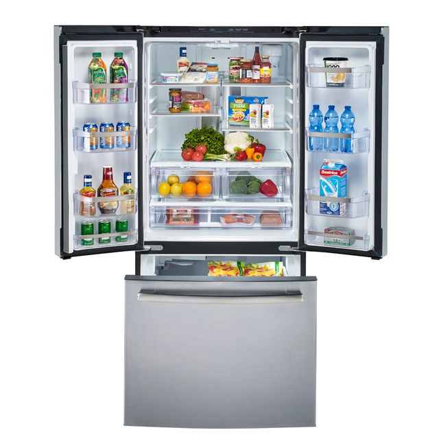 Réfrigérateur à portes françaises de 30 po GE® de 20,8 pi³ - Acier inoxydable 4