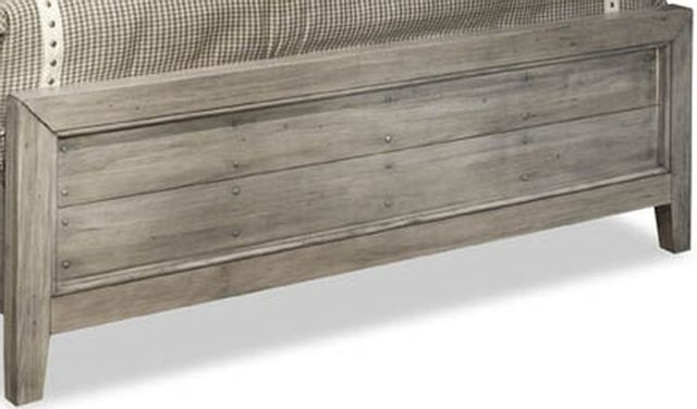 Durham Furniture The Distillery Heavily Distressed King Upholstered Bed 1
