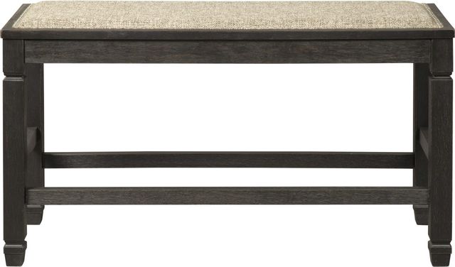 Signature Design by Ashley® Tyler Creek Antique Black Counter Height Dining Room Bench 1