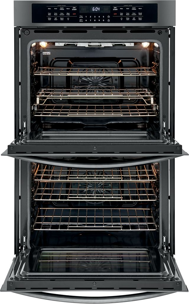 Frigidaire Gallery® 30" Black Stainless Steel Electric Built In Double Oven 1