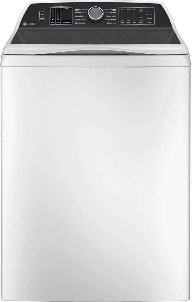 GE Profile™ 5.3 Cu. Ft. White Top Load Washer (S/D)